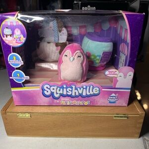 Squishmallows Pink Penguin with Accessories